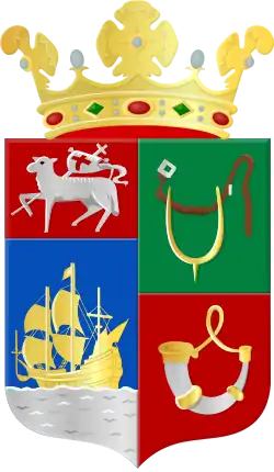 Wappen des Ortes Hellevoetsluis