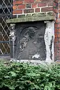 Das älteste erhaltene Epitaph, wahrscheinlich von Heindrich Potthof van Felen (ca. 1580).