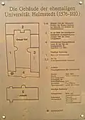 Grundriss der Universitätsbauten