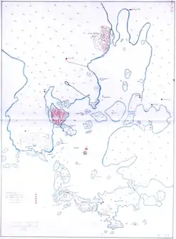 Landkarte von 1645