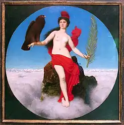 Freiheit, Helvetia, Gemälde von Arnold Böcklin um 1891
