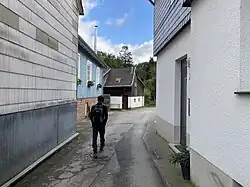 Schmale Durchfahrt