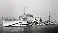USS Henley im Tarnschema