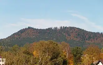 Blick von Zwiesel zum Hennenkobel