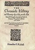 Henry V, Fälschung (1619).