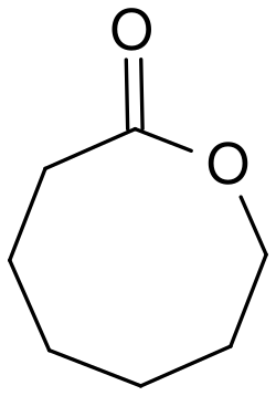 Strukturformel von Heptanolacton