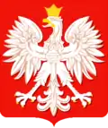Vom polnischen Fußballverband 1989 bis 2017 verwendete Darstellung