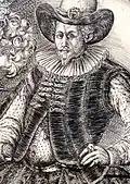 Herkules von Salis-Grüsch (1566–1620), Führer der venezia­ni­schen Partei während der Bündner Wirren