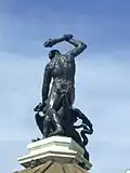 Detail der Herkules-Statue
