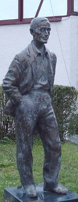 Hesse-Statue von Friedhelm Zilly in Gaienhofen.[85]