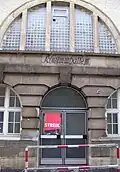 Seiteneingang, Halle 3, heute Schulschwimmhalle