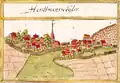 Ansicht von Hertmannsweiler (17. Jahrhundert)