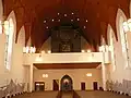 Blick zur Orgel