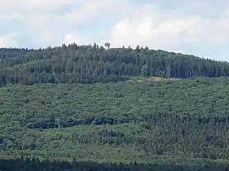 Blick von Oberursel zum Herzberg