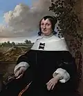 Pendant des Männerporträts, möglicherweise Maria van Arckel (Bartholomeus van der Helst, 1655)