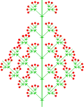 Heterokladische Thyrse