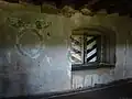 Reste von Wandmalereien im Rittersaal