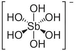 Hexahydroxidoantimonat(V)-Ion