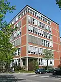Schuhfabrik Tretorn in der Weidestraße, heute Hauptverwaltung von Fielmann