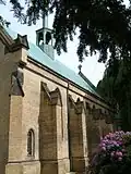 Strebepfeiler auf der Südseite