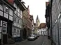 Hinterer Brühl, Blick zur Godehardikirche
