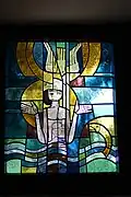 Bleiglasfenster der Kirche