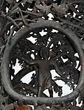 Oberstes Bild im Bugenhagenbrunnen: Zachäus