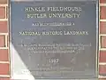 Die Plakette der National Historic Landmarks