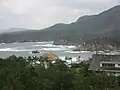 Aussicht vom Hinomisaki-Leuchtturm