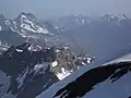 Hinterer Brunnenkogel von der Wildspitze, Rofelewand links oben