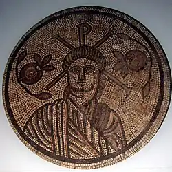 Mosaik aus der Villa Rustica von Hinton St Mary