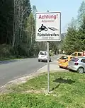 Linienförmige, parallel angeordnete Erhebungen