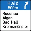 15a-b: Vorwegweiser – Auto­bahn oder Auto­straße