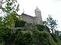 Nordseite mit Schildmauer und Bergfried