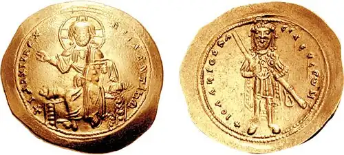 Goldener Histamenon, Isaak I. Komnenos