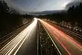 A1 bei Nacht