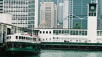 Das Anlegen am ehemaligen Edinburgh Place Pier, Central um 2003