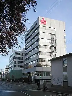Ehem. Landkreis-Hochhaus, Klarastraße 25