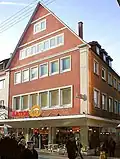 Wiederaufbau (Eröffnung 8. Mai 1950): Spielzeughaus Brenner-Schilling in Heilbronn (Fleiner Straße 31)