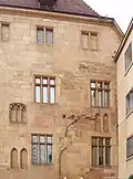 Die historischen Ostfenster des Vorgängerbaus wurden in den Neubau integriert.
