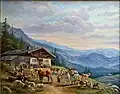 Alm-Gemälde (aus Privatsammlung)