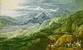 Joos de Momper und Jan Brueghel der Ältere: Hochgebirgslandschaft, 1620–1625