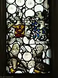 Historisches Glasfenster