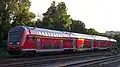 Doppelstockwagen mit BR 245 bei Laufenburg (Baden)