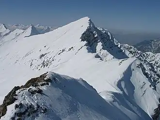 Hochschrutte vom Pfuitjöchl im Winter