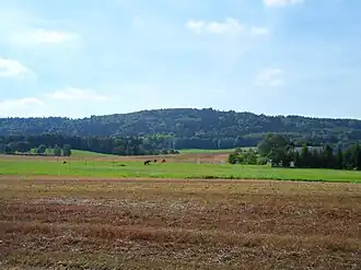 Blick von Kindisch auf den Hochstein