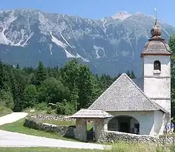 Südseite: Der&nbsp;Hochstuhl&nbsp;– höchster Gipfel des Massivs