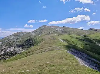Blick vom Kleinen Speikboden nach Osten auf die Hochwart