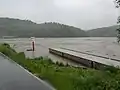 Der Stausee kann keine größeren Wassermassen auffangen.