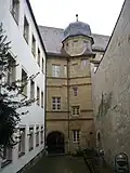 Treppenturm und Innenhof